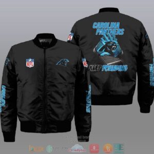 Nfl Carolina Panthers Keep Pouding Bomber Jacket