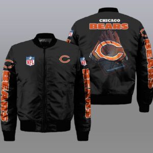 Nfl Chicago Bears 3D Bomber Jacket