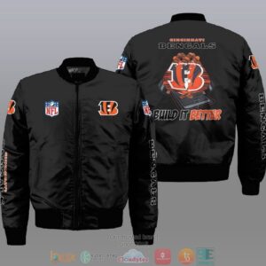 Nfl Cincinnati Bengals Build It Better Bomber Jacket
