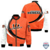 Nfl Cincinnati Bengals Curve Design Bomber Jacket