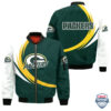 Nfl Green Bay Packers Curve Design Bomber Jacket