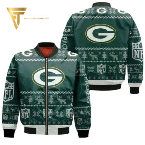 Nfl Green Bay Packers Ugly Christmas Full Print Bomber Jacket