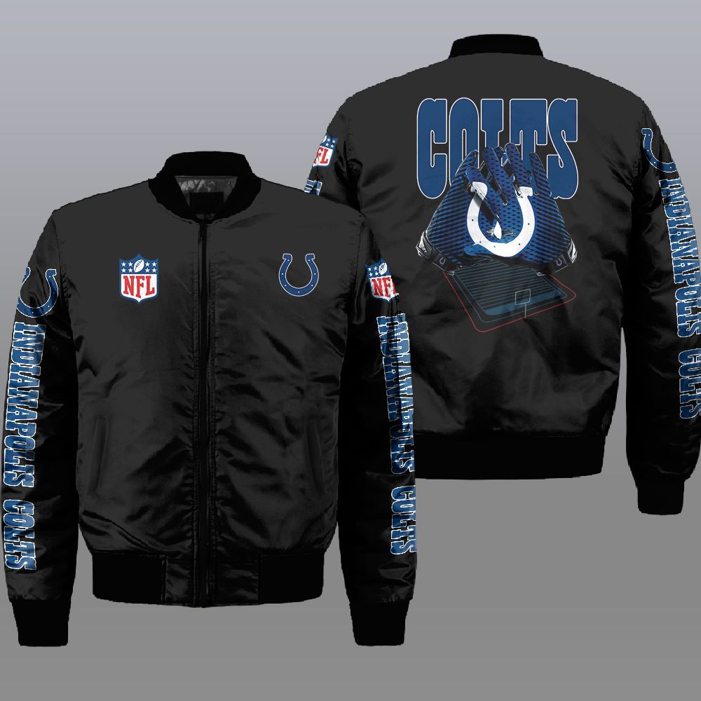 Nfl Indianapolis Colts 3D Bomber Jacket Nfl Indianapolis Colts 3D Bomber Jacket