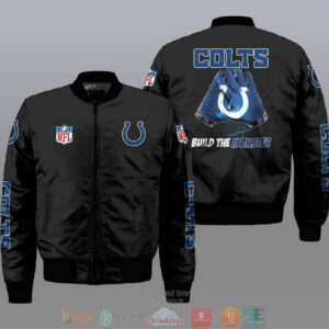 Nfl Indianapolis Colts Build The Monster Bomber Jacket