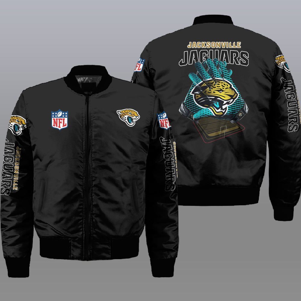 Nfl Jacksonville Jaguars 3D Bomber Jacket Nfl Jacksonville Jaguars 3D Bomber Jacket