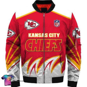 Nfl Kansas City Chiefs All Over Printed Bomber Jacket