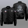 Nfl Las Vegas Raiders 3D Bomber Jacket