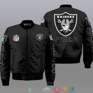 Nfl Las Vegas Raiders Bomber Jacket