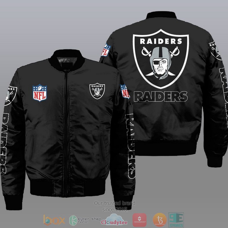 Nfl Las Vegas Raiders Bomber Jacket Nfl Las Vegas Raiders Bomber Jacket