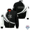 Nfl Las Vegas Raiders Curve Design Bomber Jacket