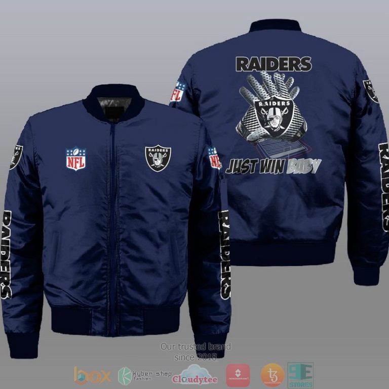 Nfl-Las-Vegas-Raiders-Just-Win-Baby-Bomber-Jacket-1