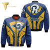 Nfl Los Angeles Rams Full Printing Bomber Jacket