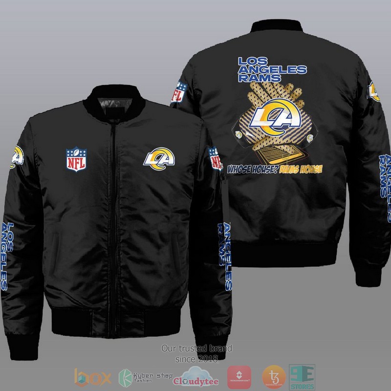 Nfl Los Angeles Rams Who House Ram House Bomber Jacket Nfl Los Angeles Rams Who House Ram House Bomber Jacket