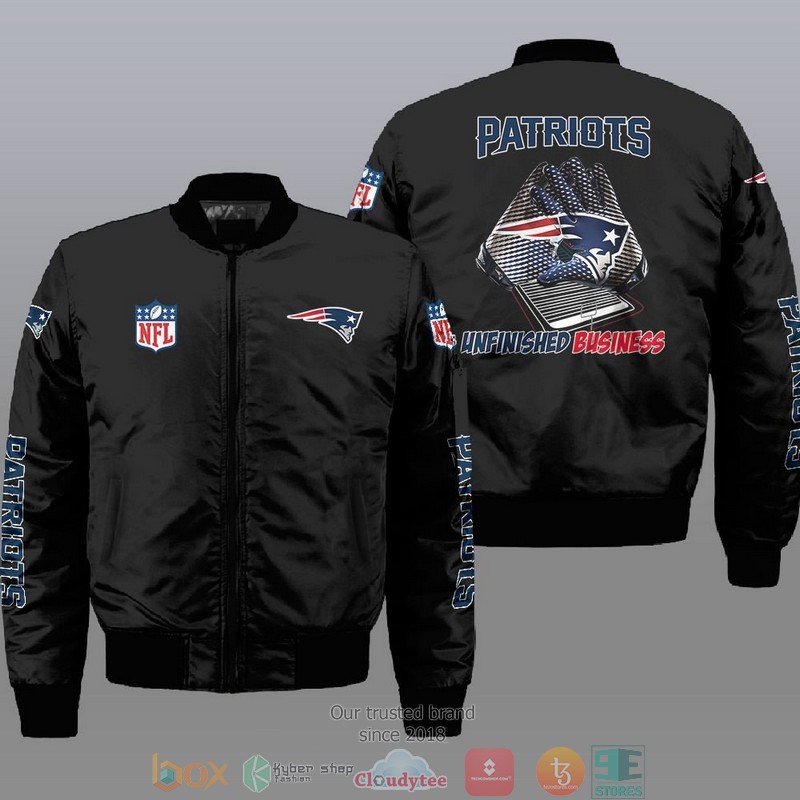 Nfl New England Patriots Unfinished Business Bomber Jacket Nfl New England Patriots Unfinished Business Bomber Jacket