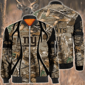 Nfl New York Giants Hunting Bomber Jacket