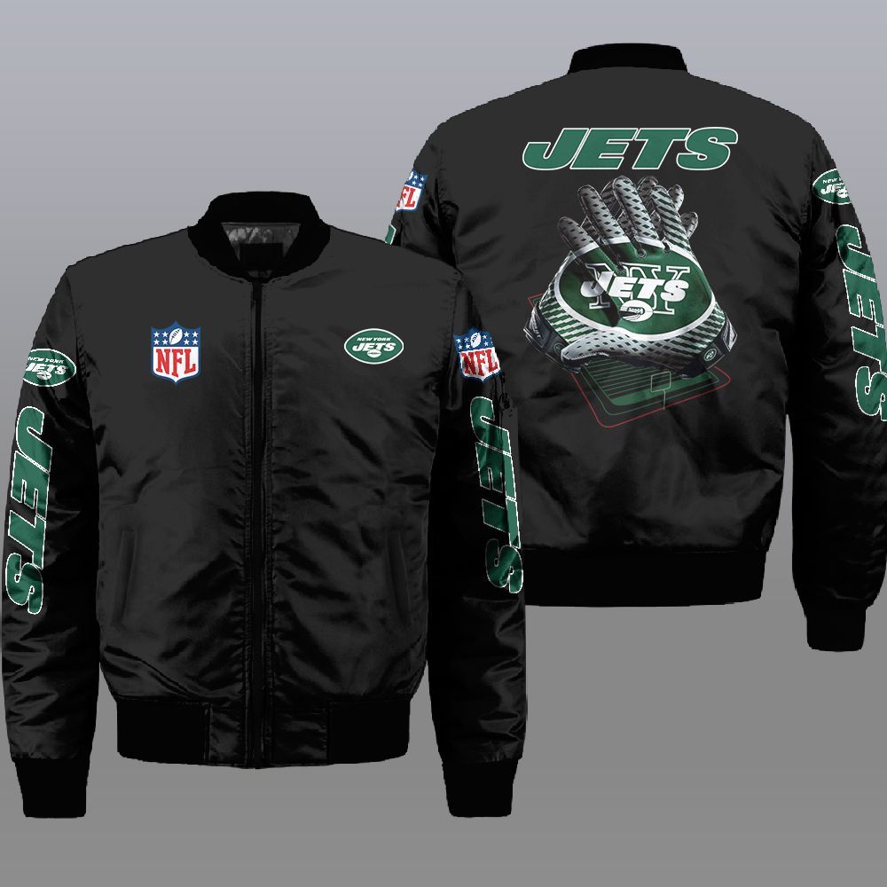 Nfl New York Jets 3D Bomber Jacket Nfl New York Jets 3D Bomber Jacket