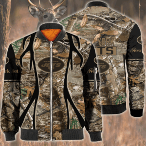 Nfl New York Jets Hunting Bomber Jacket