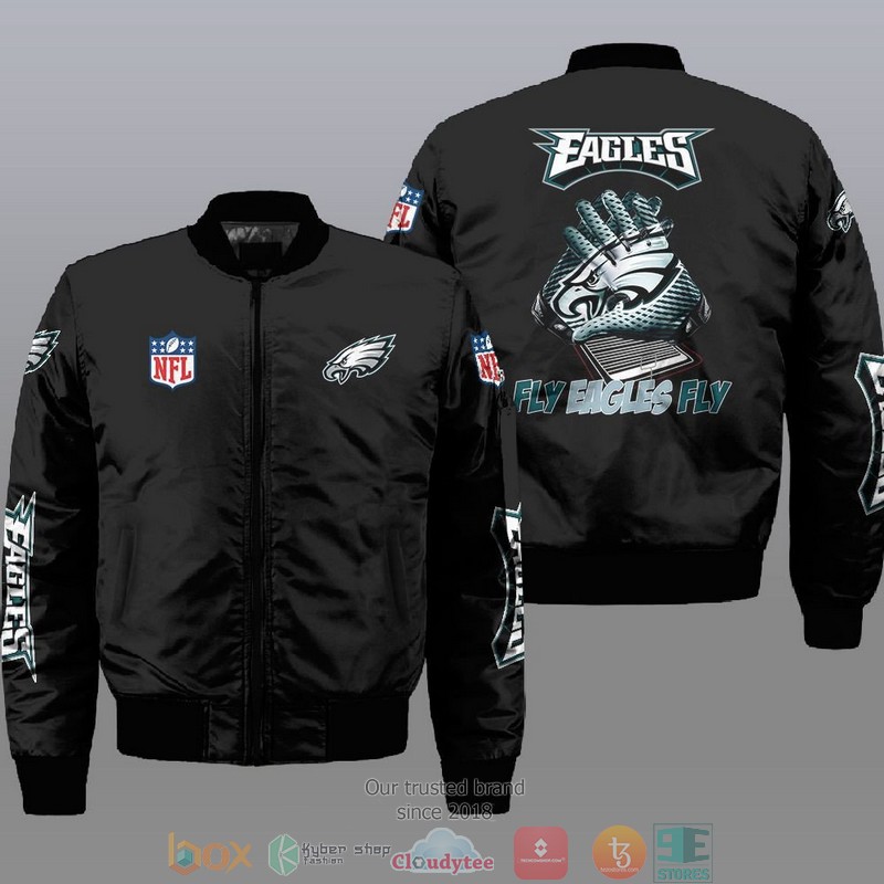 Nfl Philadelphia Eagles Fly Eagles Fly Bomber Jacket Nfl Philadelphia Eagles Fly Eagles Fly Bomber Jacket