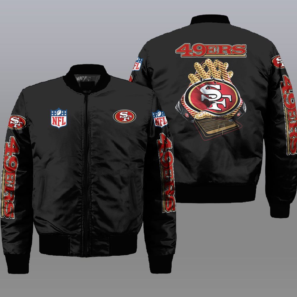 Nfl San Francisco 49Ers 3D Bomber Jacket Nfl San Francisco 49Ers 3D Bomber Jacket