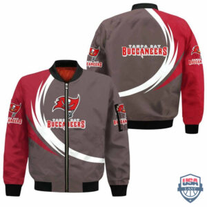 Nfl Tampa Bay Buccaneers Curve Design Bomber Jacket