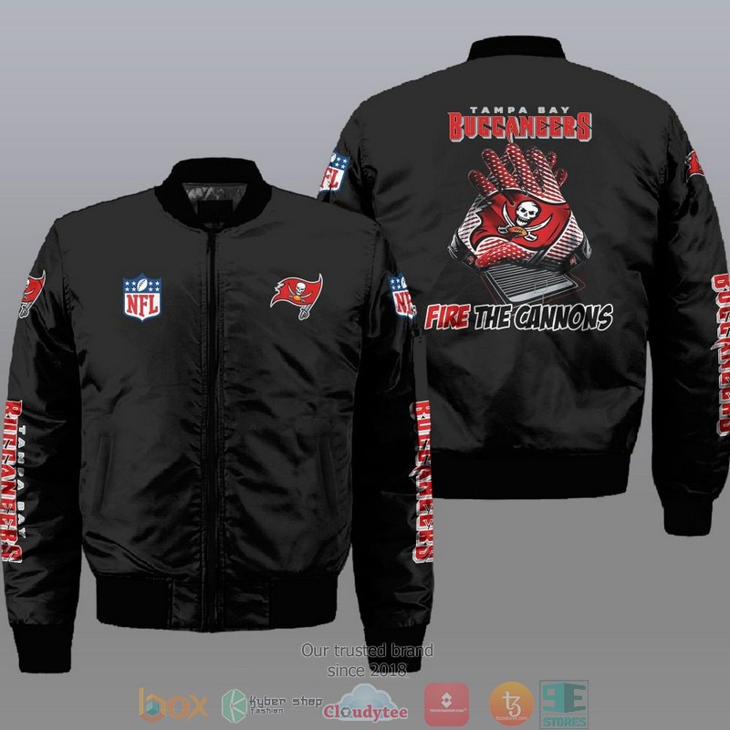 Nfl Tampa Bay Buccaneers Fire The Cannons Bomber Jacket Nfl Tampa Bay Buccaneers Fire The Cannons Bomber Jacket