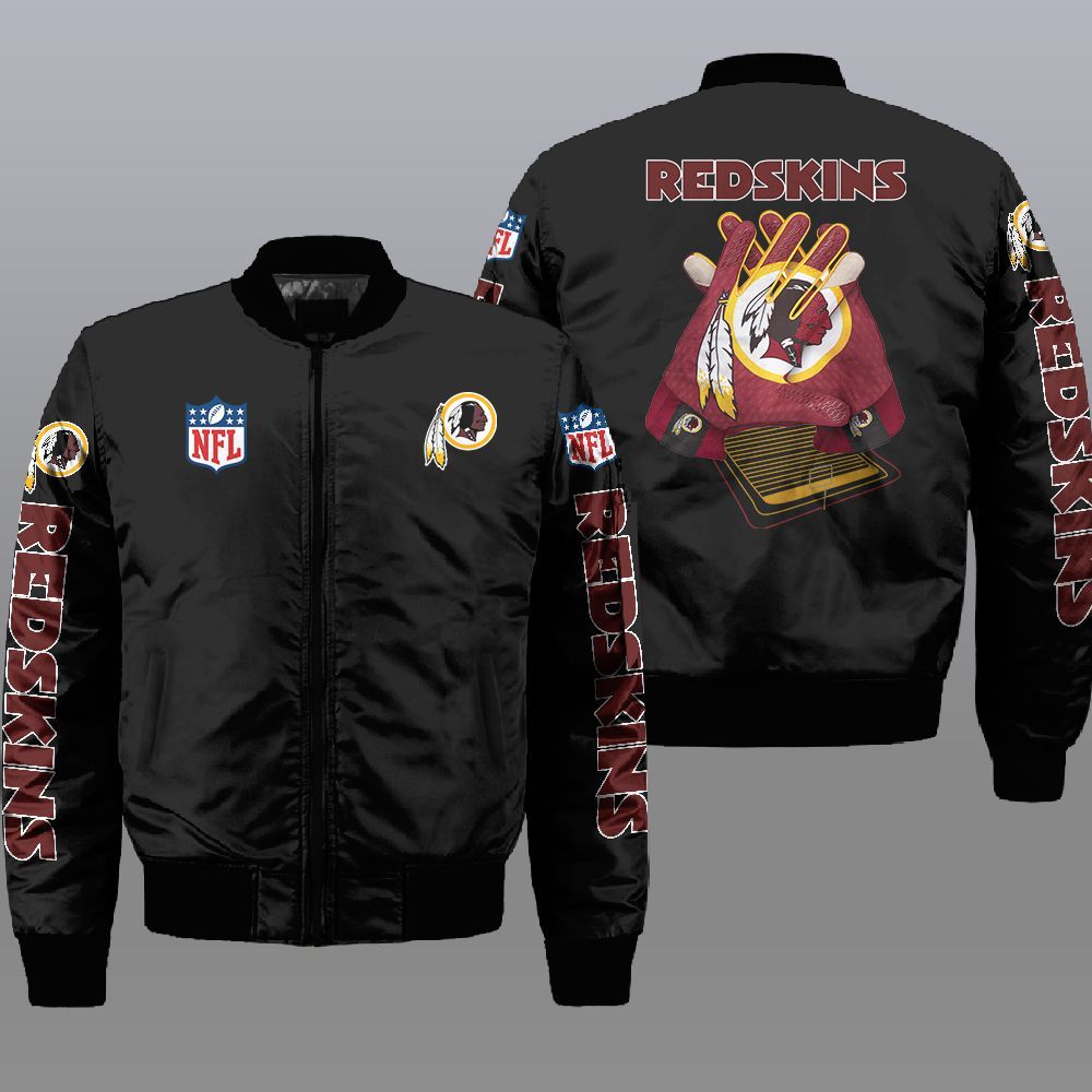 Nfl Washington Football Team 3D Bomber Jacket Nfl Washington Football Team 3D Bomber Jacket
