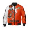 Nhl Anaheim Ducks Death Skull Bomber Jacket