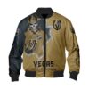 Nhl Vegas Golden Knights Death Skull Bomber Jacket
