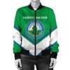 Nicaragua Coat Of Arms Women Bomber Jacket Lucian Style JW5 Bomber Jacket