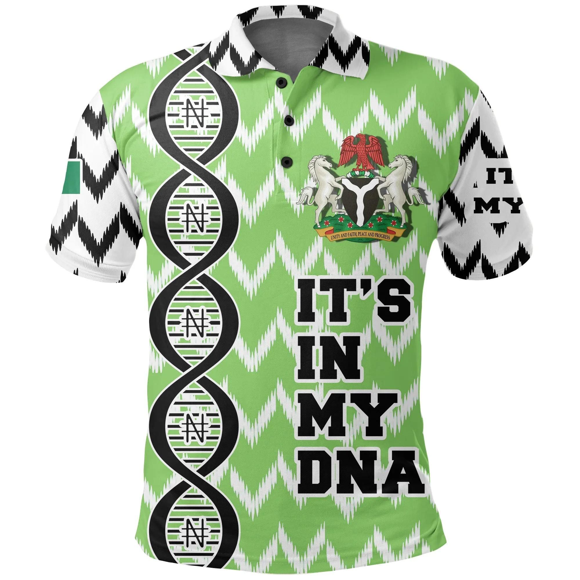 Nigeria DNA Polo Shirt Home Kit K55 Nigeria DNA Polo Shirt Home Kit K55