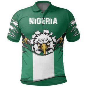 Nigeria Polo Shirt National Eagle A7