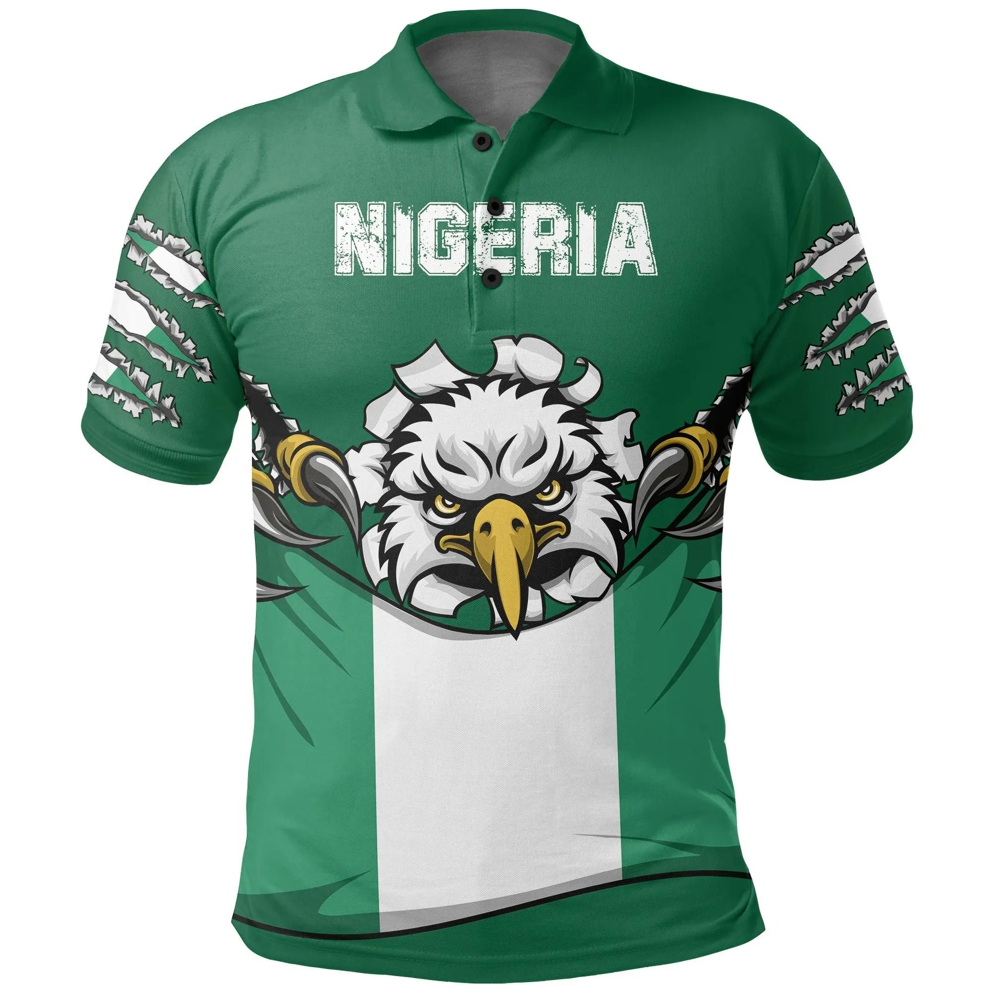 Nigeria Polo Shirt National Eagle A7 Nigeria Polo Shirt National Eagle A7