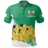 Nigeria Special Polo Shirt Costus Spectabilis - Yellow Trumpet A7