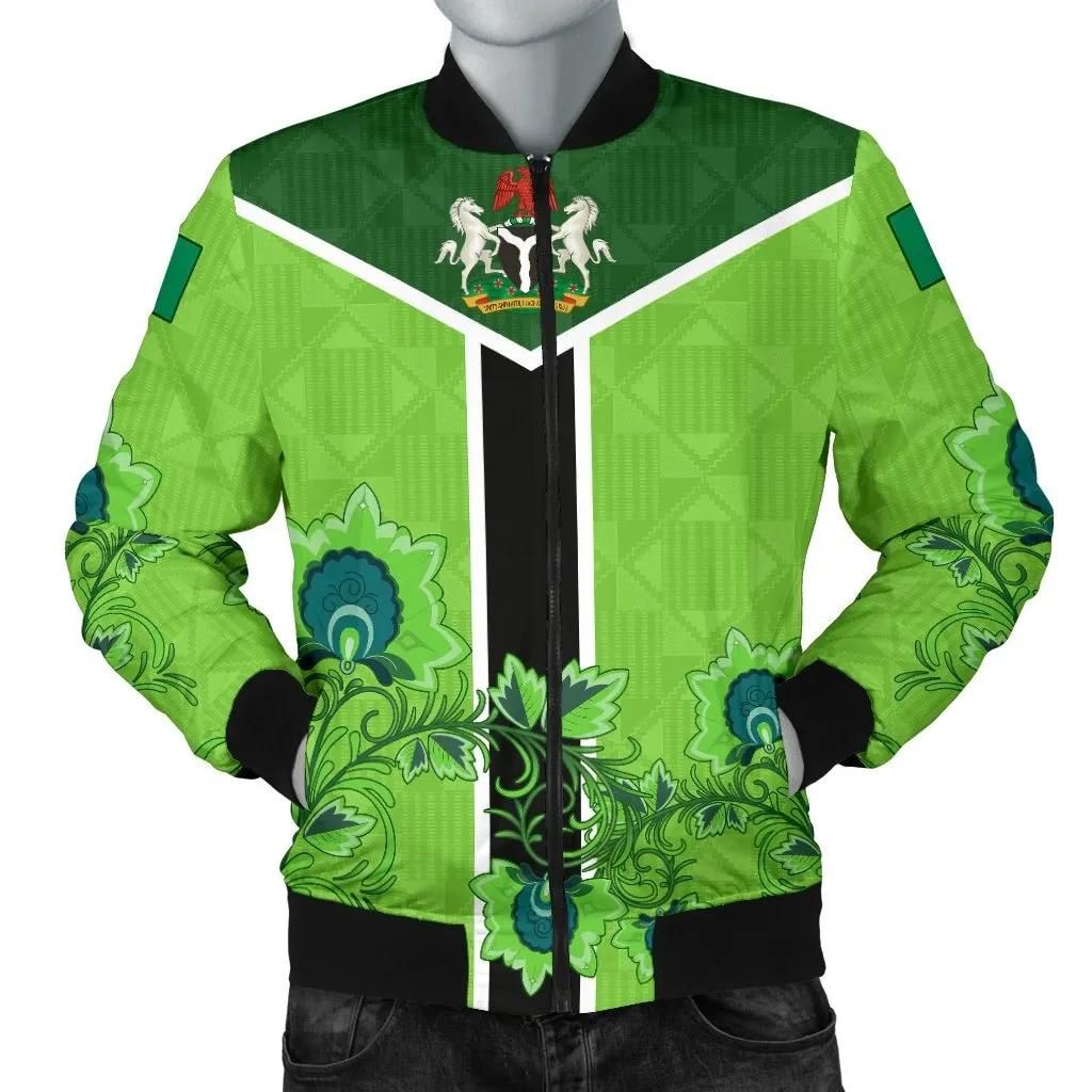 Nigeria is My Homeland Men's Bomber Jacket A7 Bomber Jacket Nigeria is My Homeland Men's Bomber Jacket A7 Bomber Jacket