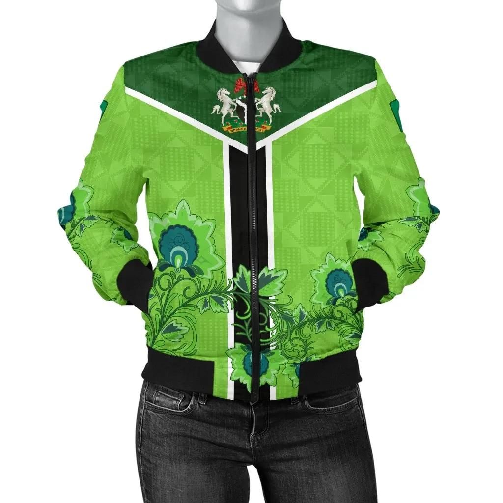 Nigeria is My Homeland Women's Bomber Jacket A7 Bomber Jacket Nigeria is My Homeland Women's Bomber Jacket A7 Bomber Jacket