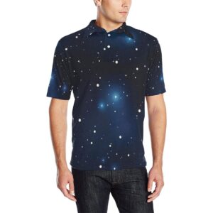 Night Sky Pattern Print Design A02 Men Polo Shirt