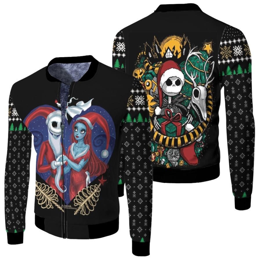 Nightmare before Christmas The Love Jack Skellington Sally Santa Black 3D Designed Allover Gift For Halloween Lovers Christmas Lovers Bomber Jacket Nightmare before Christmas The Love Jack Skellington Sally Santa Black 3D Designed Allover Gift For Halloween Lovers Christmas Lovers Bomber Jacket