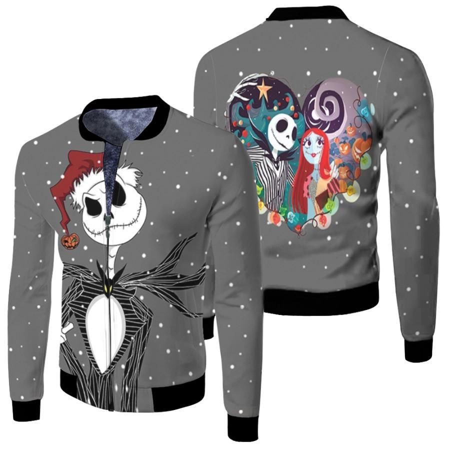 Nightmare before Christmas The Pumpkin King Jack Skellington And Sally Grey 3D Designed Allover Gift For Halloween Lovers Christmas Lovers Bomber Jacket Nightmare before Christmas The Pumpkin King Jack Skellington And Sally Grey 3D Designed Allover Gift For Halloween Lovers Christmas Lovers Bomber Jacket