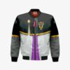 Noelle Silva Bomber Jacket Custom Black Clover Cosplay Costumes Bomber Jacket