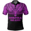 Norfolk Island (Pink) Polo Shirt Polynesian A15