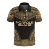 Norfolk Island Polo Shirt - Polynesian Chief Gold Version - BN10
