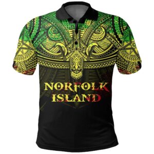 Norfolk Island (Reggae) Polo Shirt Polynesian A15