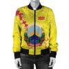 North Macedonia Christmas Coat Of Arms Women Bomber Jacket X Style J78 Bomber Jacket