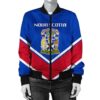 North Macedonia Coat Of Arms Women Bomber Jacket Lucian Style JW5 Bomber Jacket