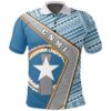 Northern Mariana Islands Polo Shirt - Polynesian Cost Of Arms A224