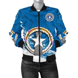 Northern Mariana Islands Special Women's Bomber Jacket A7 Bomber Jacket
