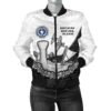 Northern Mariana Islands Women Bomber Jacket Latte Stone K4 Bomber Jacket