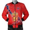 Norway Christmas Coat Of Arms Men Bomber Jacket X Style J78 Bomber Jacket