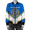 Nova Scotia Coat Of Arms Women Bomber Jacket Lucian Style JW5 Bomber Jacket