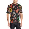 Number Pattern Print Design A03 Men Polo Shirt